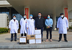 践行初心使命，共同抗击疫情----九江ob欧宝·体育生物制品有限公司给柴桑区人民医院捐赠防护物资